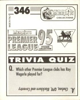 1994-95 Merlin's Premier League 95 #346 Jon Newsome Back