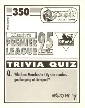 1994-95 Merlin's Premier League 95 #350 Mike Milligan Back