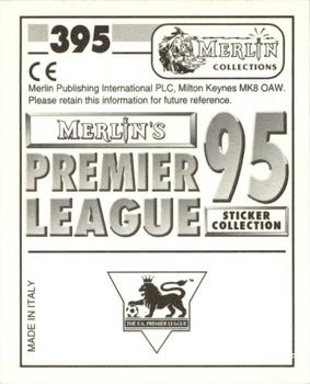 1994-95 Merlin's Premier League 95 #395 Rufus Brevett Back