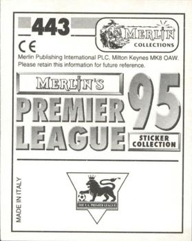 1994-95 Merlin's Premier League 95 #443 Paul Allen Back