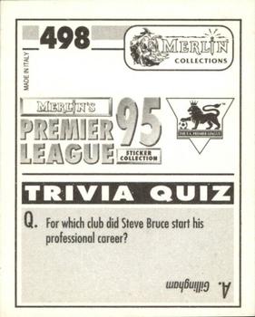 1994-95 Merlin's Premier League 95 #498 Matt Holmes Back