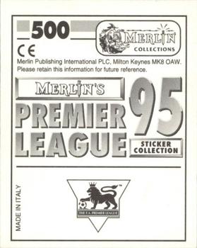 1994-95 Merlin's Premier League 95 #500 Julian Dicks Back