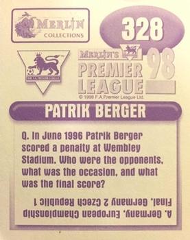 1997-98 Merlin F.A. Premier League 98 #328 Patrik Berger Back