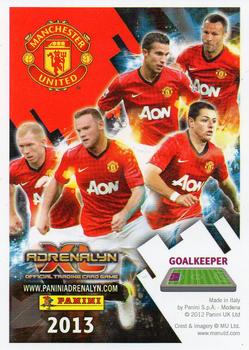 2012-13 Panini Adrenalyn XL Manchester United #2 Anders Lindegaard Back