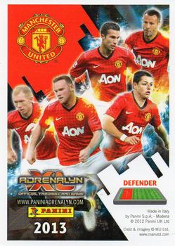 2012-13 Panini Adrenalyn XL Manchester United #3 Rafael Da Silva Back