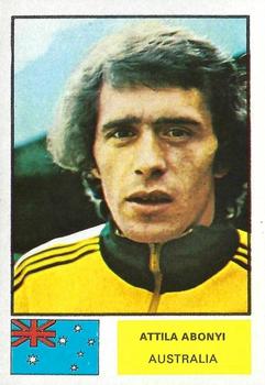 1974 FKS Wonderful World of Soccer Stars World Cup #17 Attila Abonyi Front