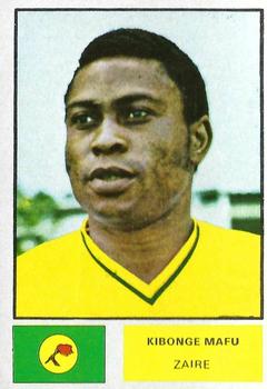 1974 FKS Wonderful World of Soccer Stars World Cup #260 Kibonge Mafu Front