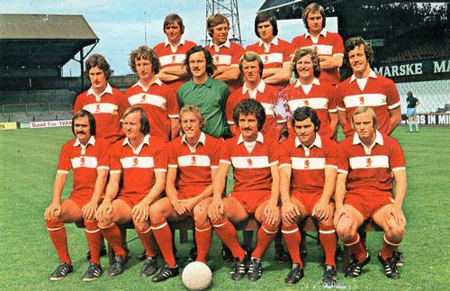 1975-76 FKS Euro Soccer Postcards #NNO Middlesbrough Front