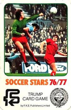 1976-77 FKS Soccer Stars Trump Cards #NNO Title Card Front