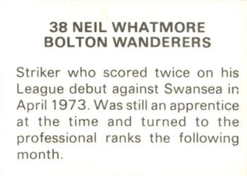 1979-80 FKS Publishers Soccer Stars 80 #38 Neil Whatmore Back
