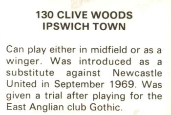 1979-80 FKS Publishers Soccer Stars 80 #130 Clive Woods Back