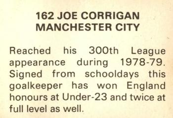1979-80 FKS Publishers Soccer Stars 80 #162 Joe Corrigan Back