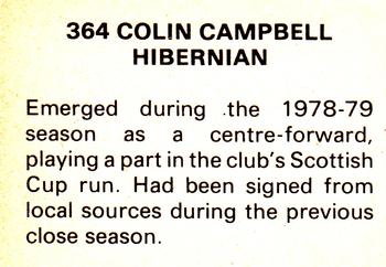 1979-80 FKS Publishers Soccer Stars 80 #364 Colin Campbell Back
