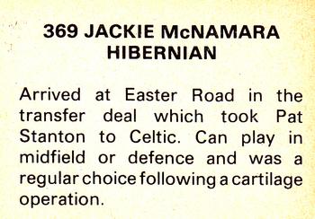 1979-80 FKS Publishers Soccer Stars 80 #369 Jackie McNamara Back