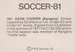 1980-81 FKS Publishers Soccer-81 #375 Ally Dawson Back