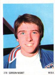 1972-73 Americana Soccer Parade #278 Gordon Nisbet Front