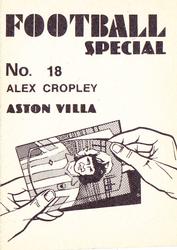 1977-78 Americana Football Special #18 Alex Cropley Back
