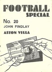 1977-78 Americana Football Special #20 Jake Findlay Back