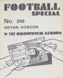 1977-78 Americana Football Special #296 Bryan Robson Back