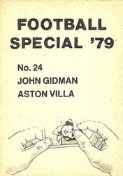 1978-79 Americana Football Special 79 #24 John Gidman Back