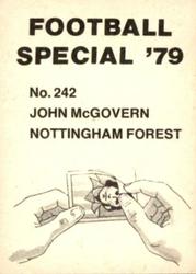 1978-79 Americana Football Special 79 #242 John McGovern Back