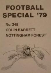 1978-79 Americana Football Special 79 #245 Colin Barrett Back