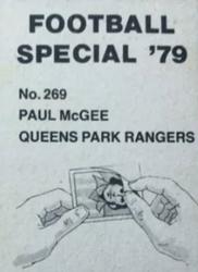 1978-79 Americana Football Special 79 #269 Paul McGee Back