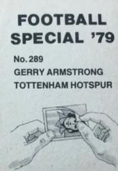 1978-79 Americana Football Special 79 #289 Gerry Armstrong Back