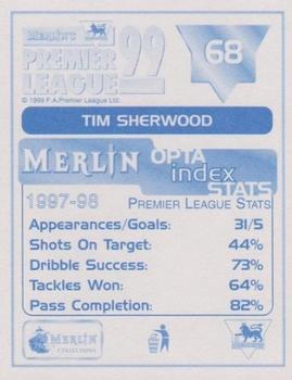 1998-99 Merlin Premier League 99 #68 Tim Sherwood Back