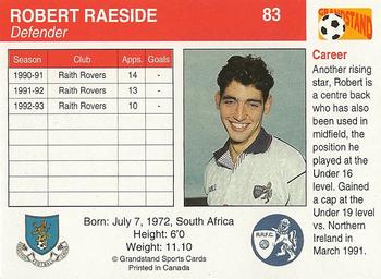 1993-94 Grandstand Footballers #83 Robert Raeside Back