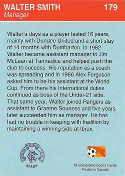 1993-94 Grandstand Footballers #179 Walter Smith Back