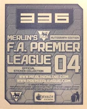 2003-04 Merlin F.A. Premier League 2004 #336 Sami Hyypia Back