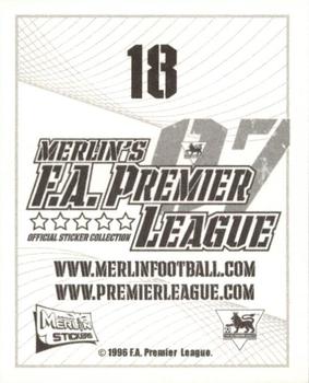 2006-07 Merlin F.A. Premier League 2007 #18 Tomas Rosicky Back