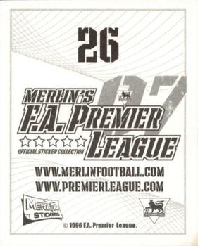 2006-07 Merlin F.A. Premier League 2007 #26 Emmanuel Adebayor Back