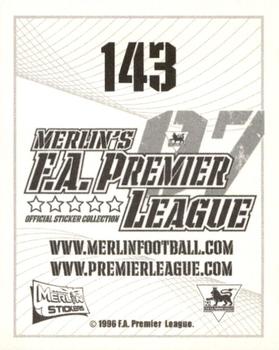 2006-07 Merlin F.A. Premier League 2007 #143 Joe Cole Back