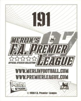 2006-07 Merlin F.A. Premier League 2007 #191 Niclas Jensen Back