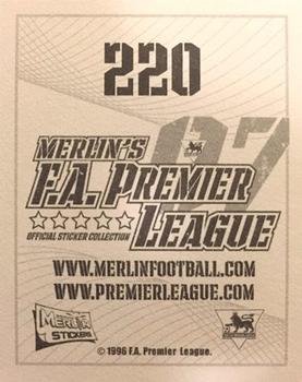 2007 Merlin's F.A. Premier League #220 Jermaine Pennant Back