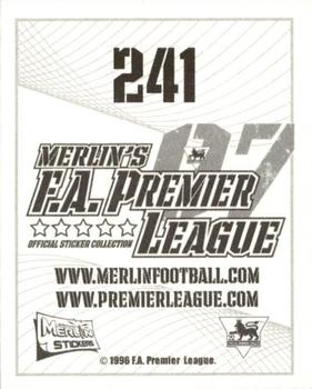 2006-07 Merlin F.A. Premier League 2007 #241 Ousmane Dabo Back