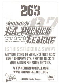 2006-07 Merlin F.A. Premier League 2007 #263 Wayne Rooney Back