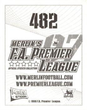 2006-07 Merlin F.A. Premier League 2007 #482 Anton Ferdinand Back