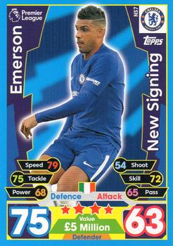 2017-18 Topps Match Attax Premier League Extra - New Signing #NS7 Emerson Front