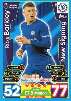 2017-18 Topps Match Attax Premier League Extra - New Signing #NS8 Ross Barkley Front