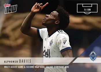 2018 Topps Now MLS #41 Alphonso Davies Front