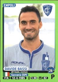 2014-15 Panini Calciatori Stickers #110 Davide Bassi Front