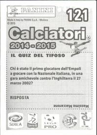 2014-15 Panini Calciatori Stickers #121 Daniele Croce Back