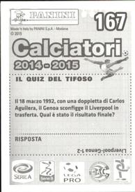 2014-15 Panini Calciatori Stickers #167 Sebastien De Maio Back