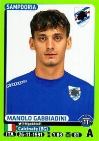 2014-15 Panini Calciatori Stickers #438 Manolo Gabbiadini Front
