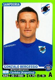 2014-15 Panini Calciatori Stickers #439 Gonzalo Bergessio Front