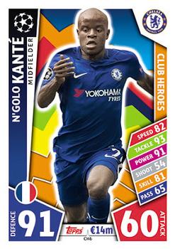 2017-18 Topps Match Attax UEFA Champions League - Club Heroes #CH6 N'Golo Kante Front