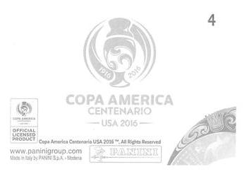 2016 Panini Copa America Centenario Stickers #4 The Rose Bowl Back